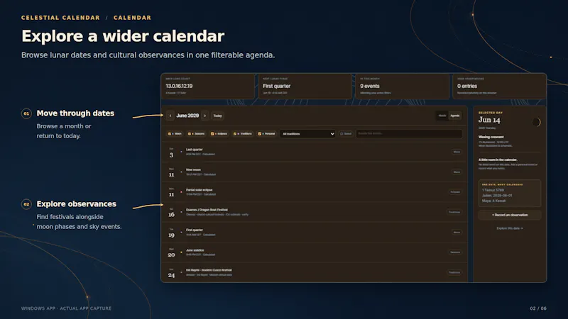 CELESTIAL Calendar screenshot 5