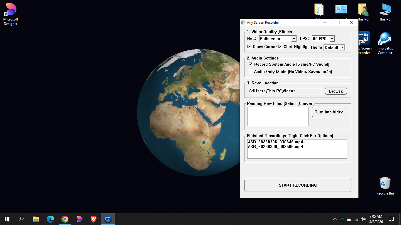 Any Screen Recorder - Screenshot 3 showing product features and functionality