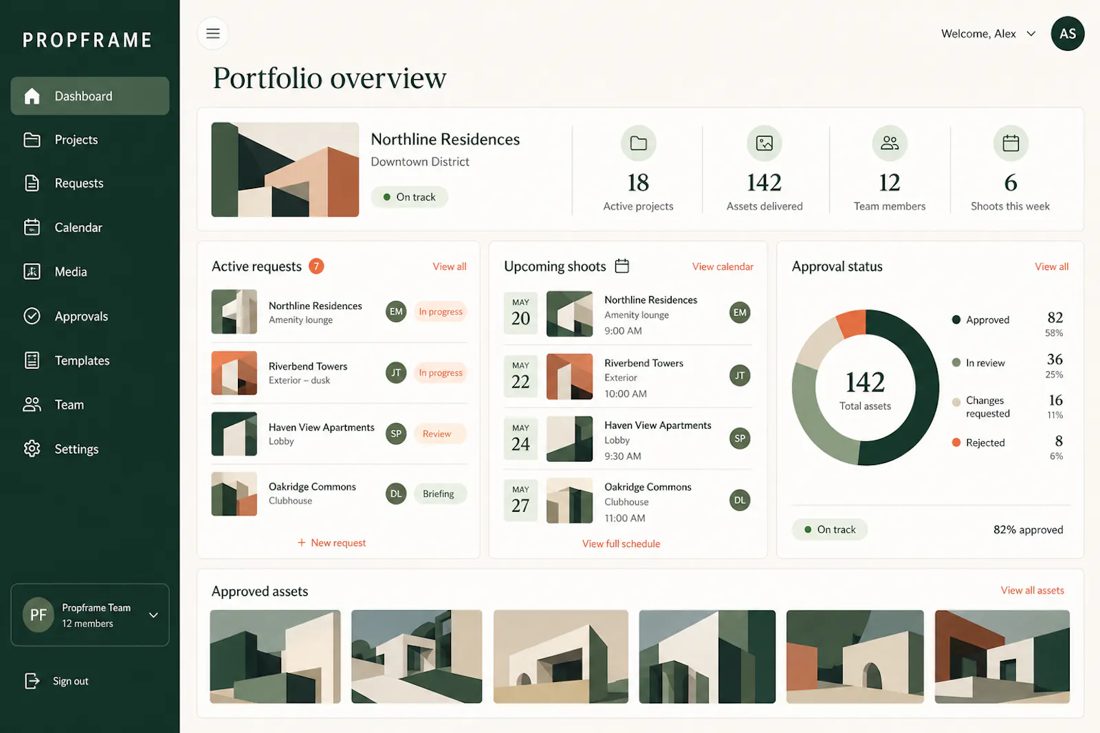 PROPFRAME — Real estate media operations screenshot 4