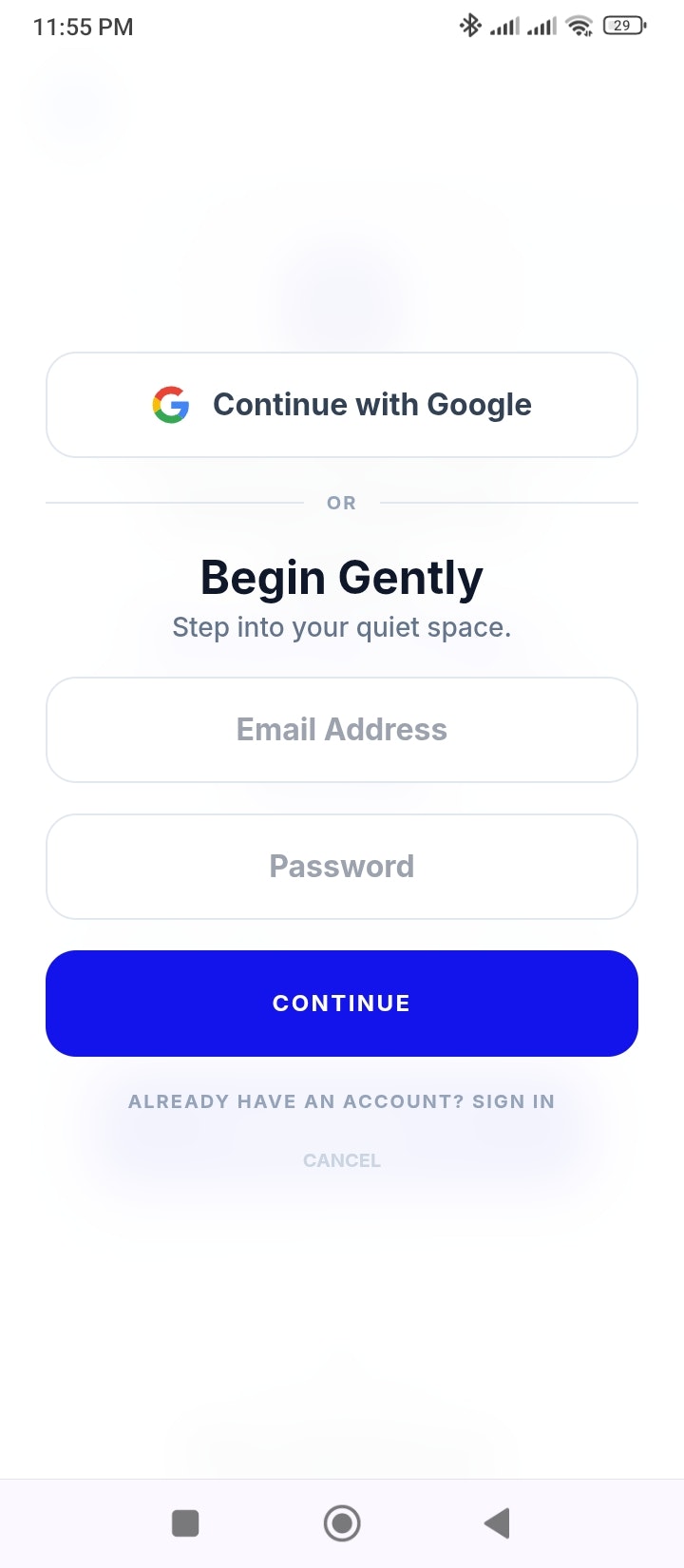 Sereinly - Screenshot 2 showing product features and functionality