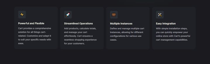 Cart - Simplifying Cart for Laravel gallery image