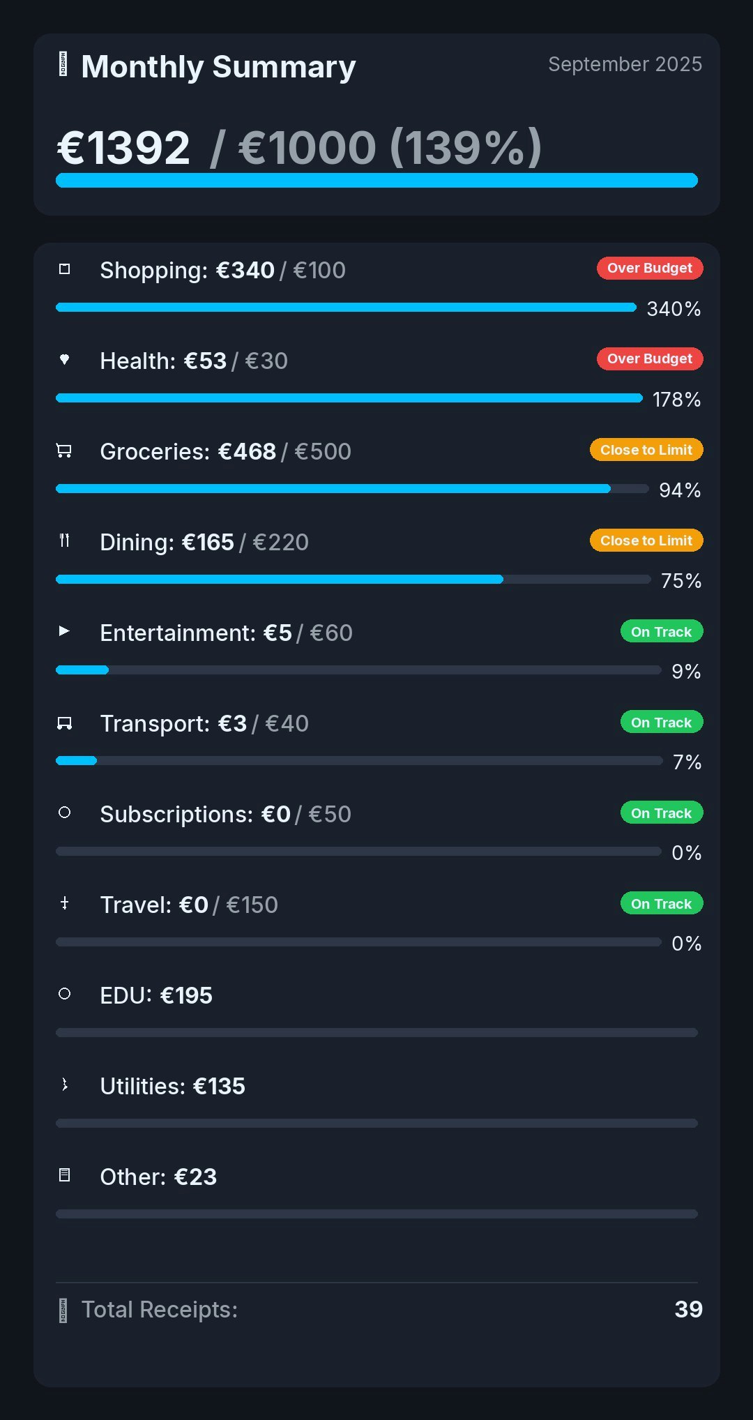 Receiptist gallery image