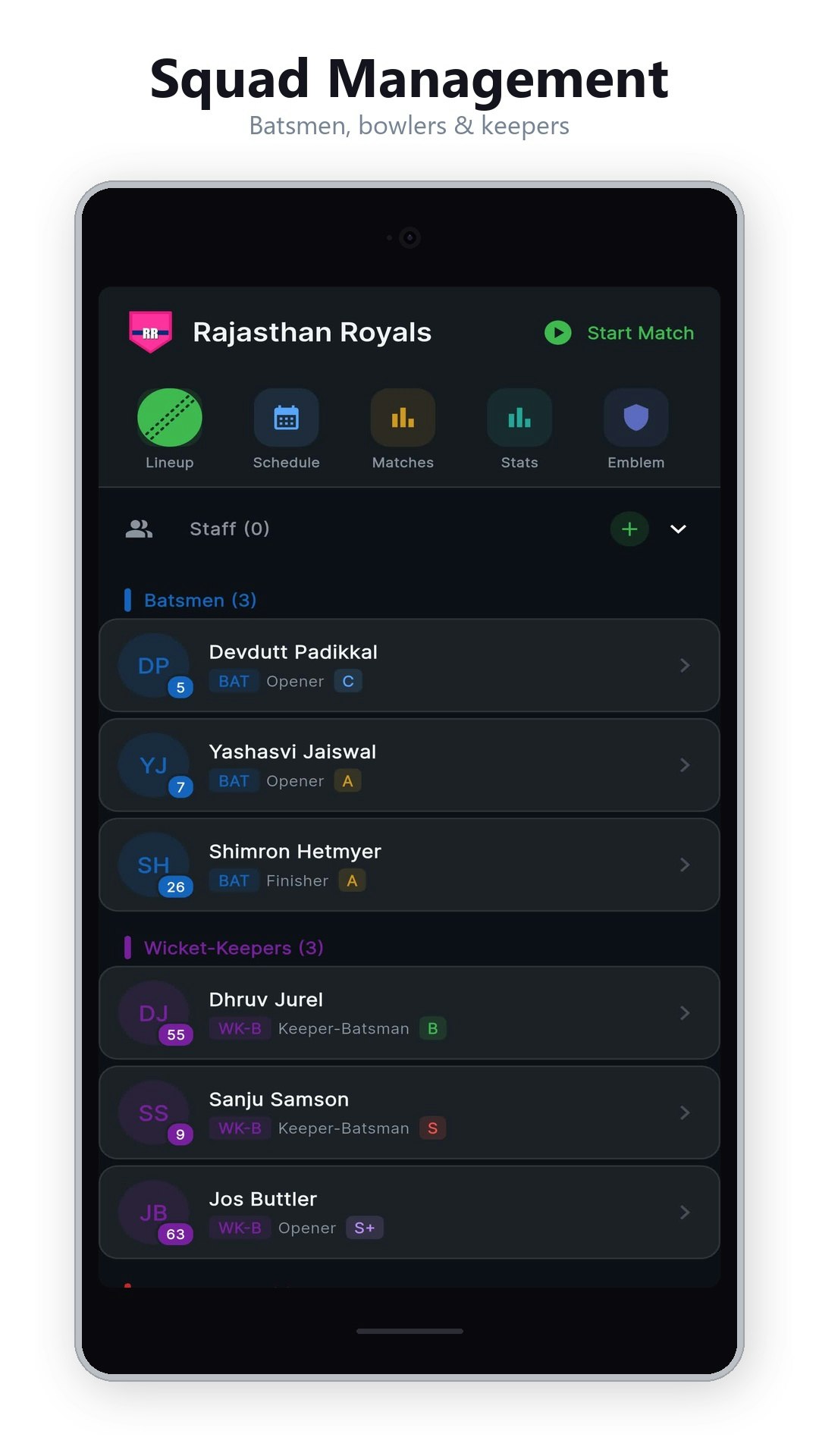 The Coach - Cricket Lineup gallery image