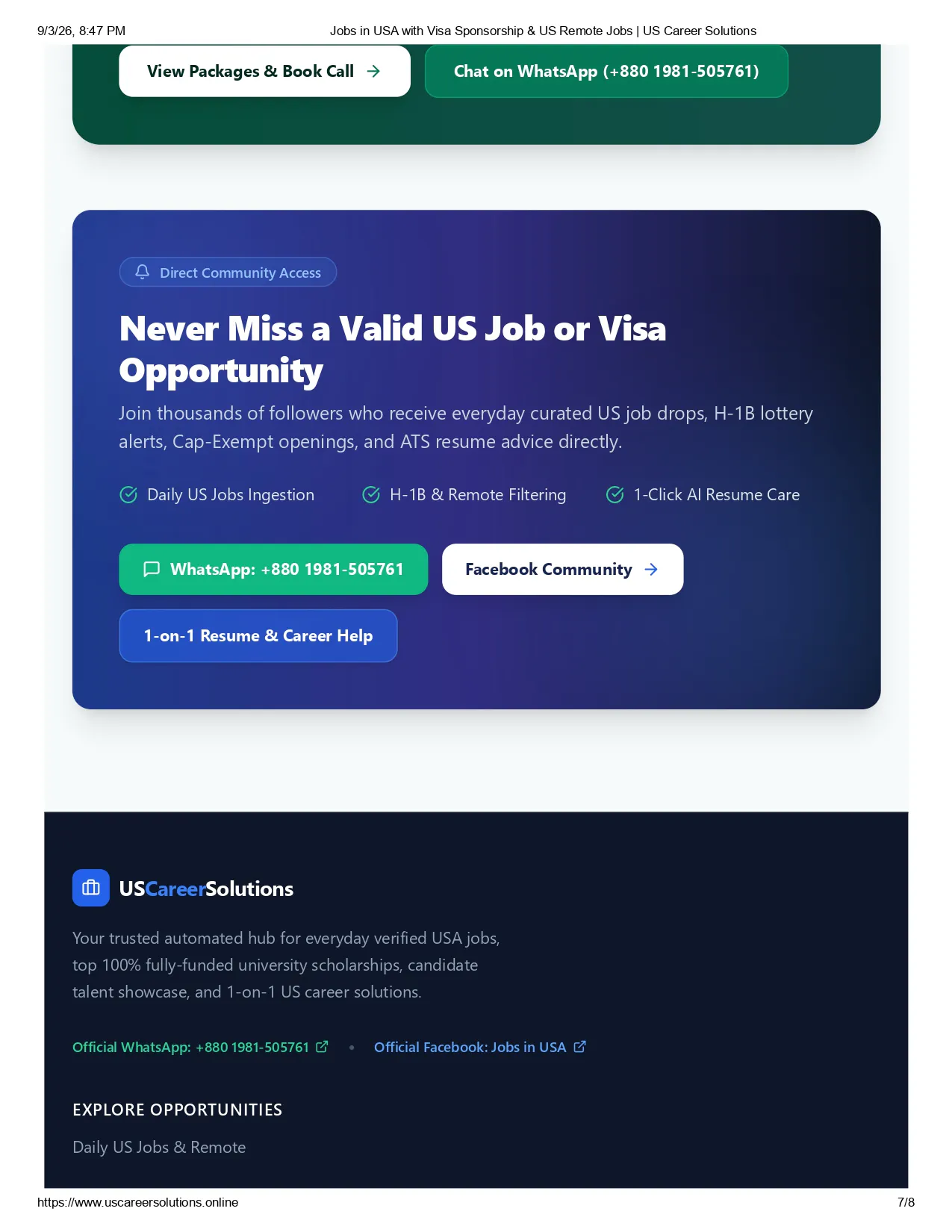 AI ATS Scanner & Visa Job Radar gallery image