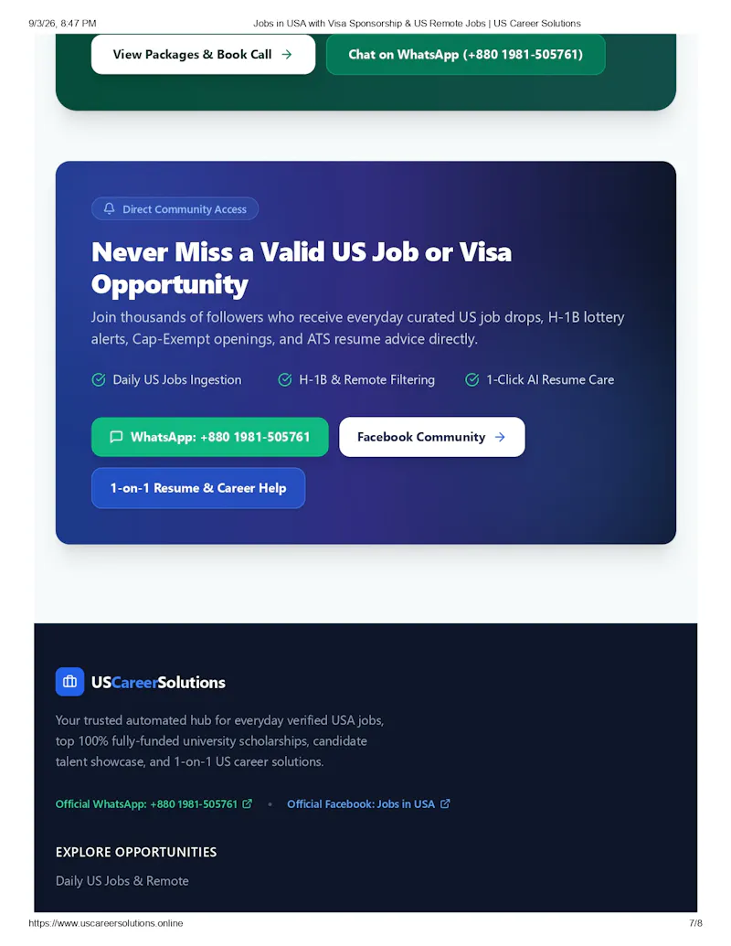 AI ATS Scanner & Visa Job Radar screenshot 3