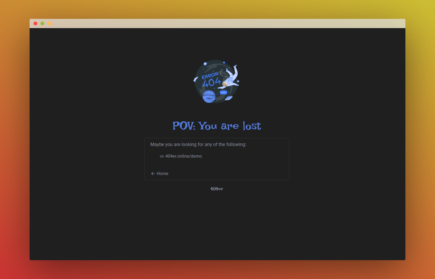404er - Сделайте потрясающую 404 страницу медиа 2