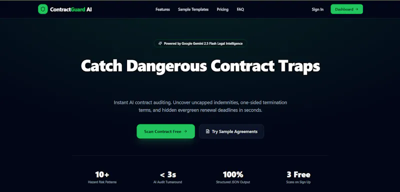 ContractGuard AI screenshot 1