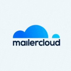 Mailercloud Email API Platform - Product Hunt launch logo and brand identity