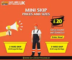Skip Hire Nottingham - £20 Discount