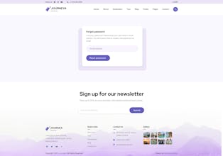 Journeya Travel Agency website Template gallery image