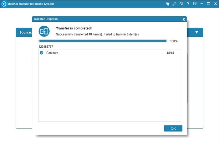Mobikin -Transfer für Mobilgeräte Medien 3