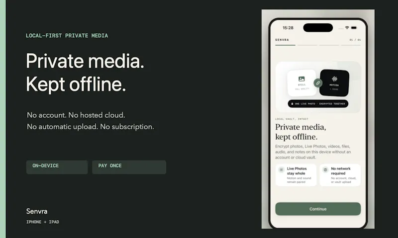 Senvra screenshot 1
