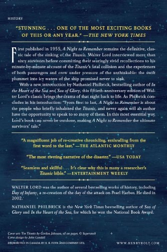 A Night to Remember by Walter Lord gallery image