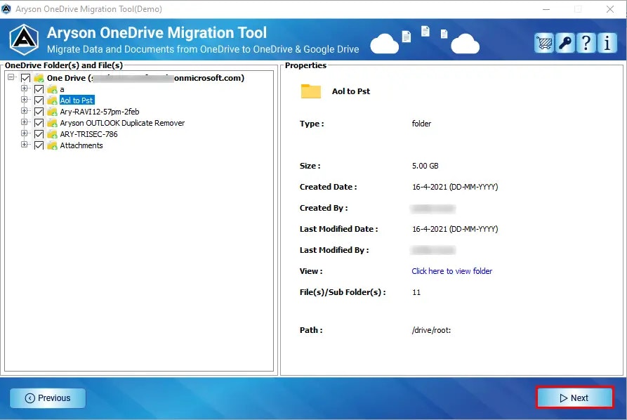 Media Alat Migrasi Aryson OneDrive 5