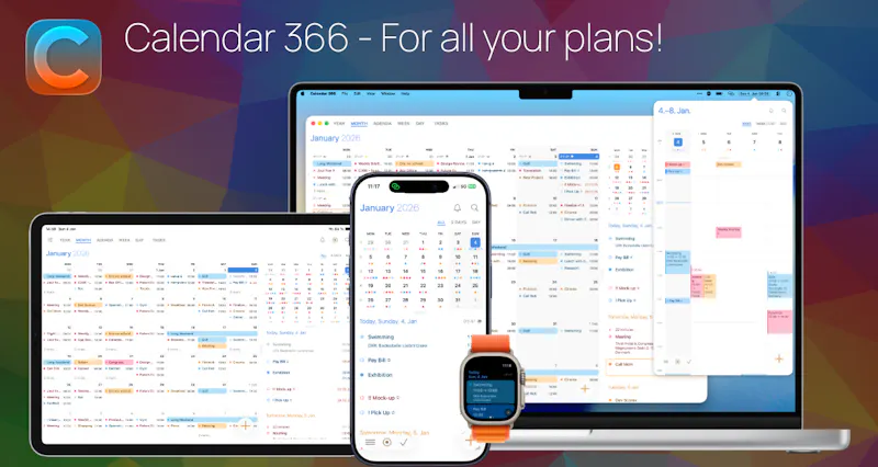Calendar 366 screenshot 1