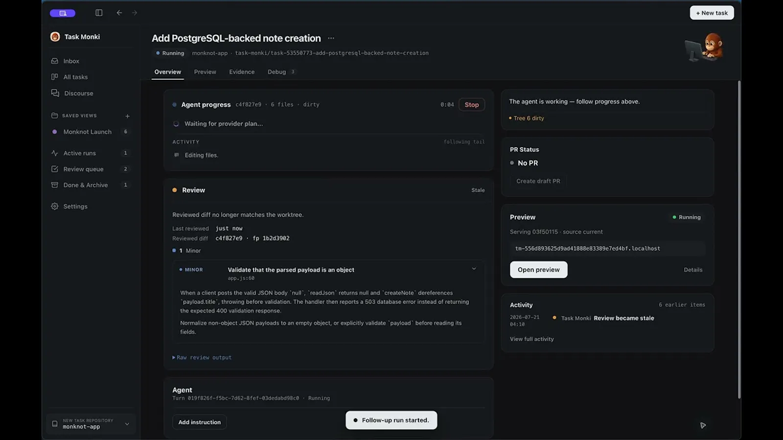 Task Monki screenshot 1 (video preview)