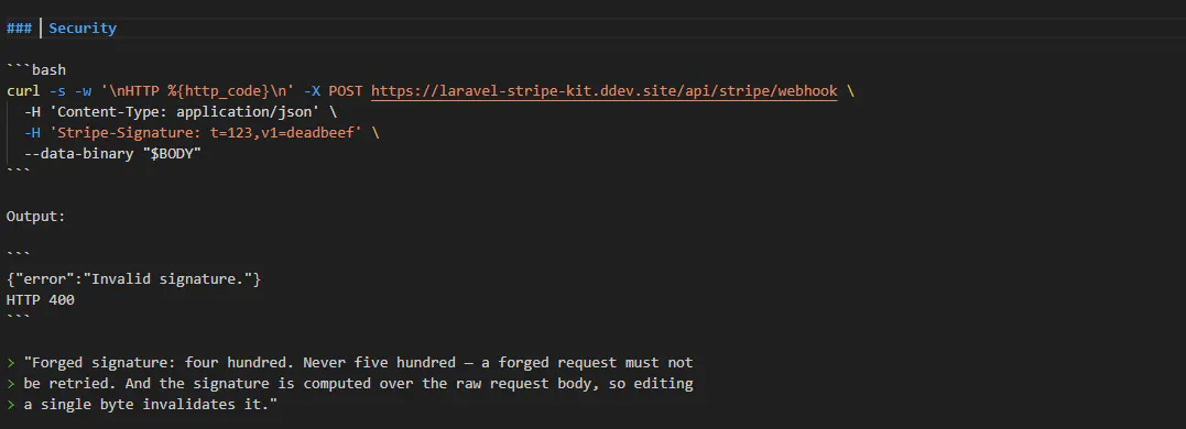 Stripe Webhook Kit for Laravel gallery image