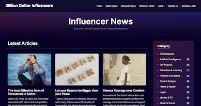 Million Dollar Influencers gallery image