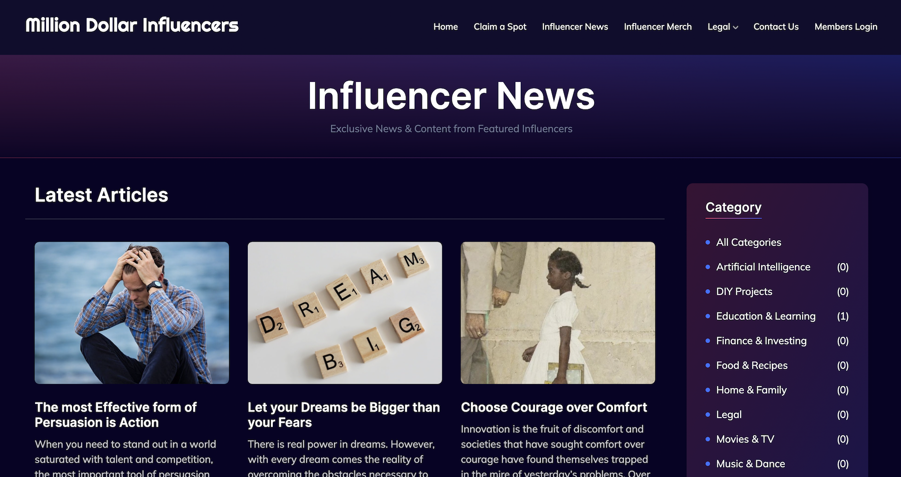 Million Dollar Influencers media 4