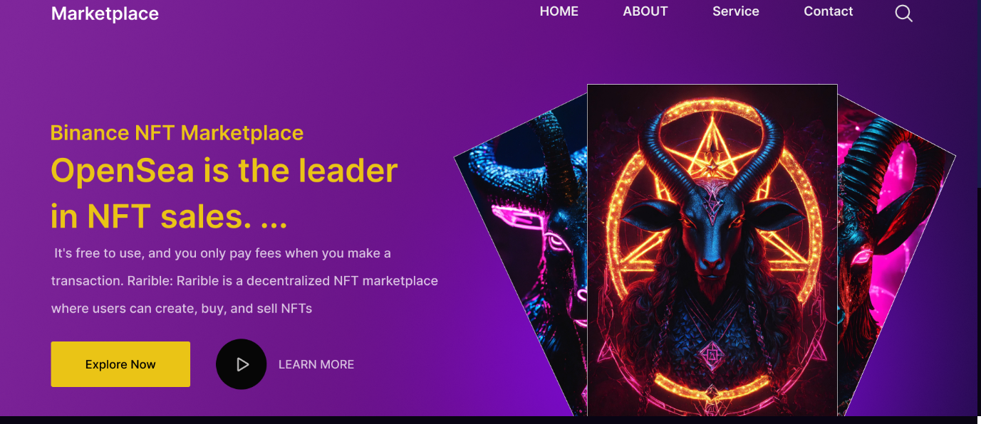 Opensea clone script  gallery image