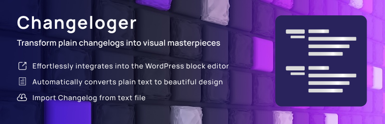 startuptile Changeloger for WordPress-Auto transform plain text changelogs into visual masterpiece