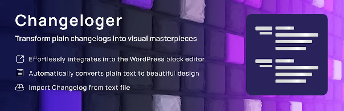 Changeloger for WordPress