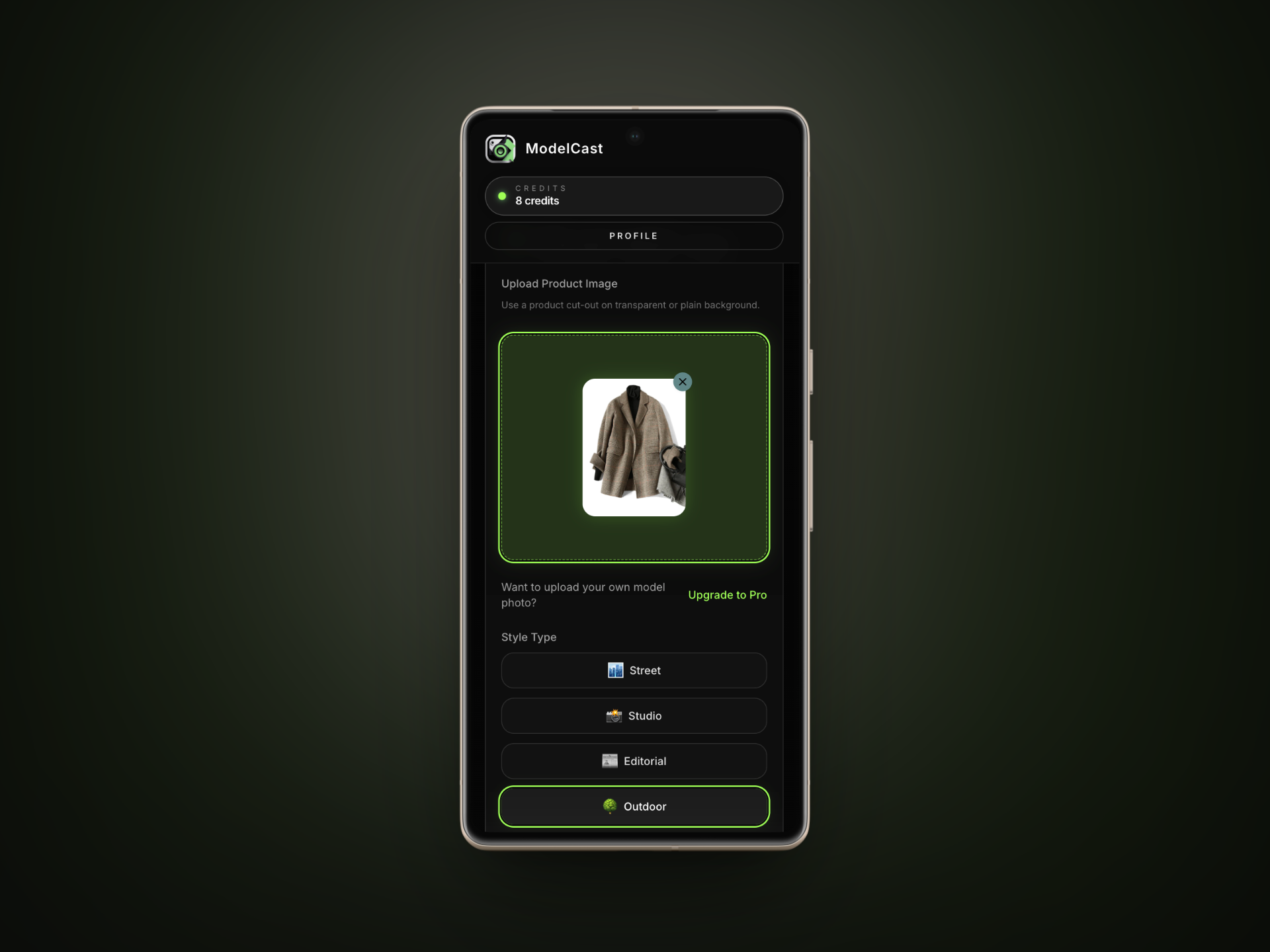 ModelCast - Screenshot 4 showing product features and functionality