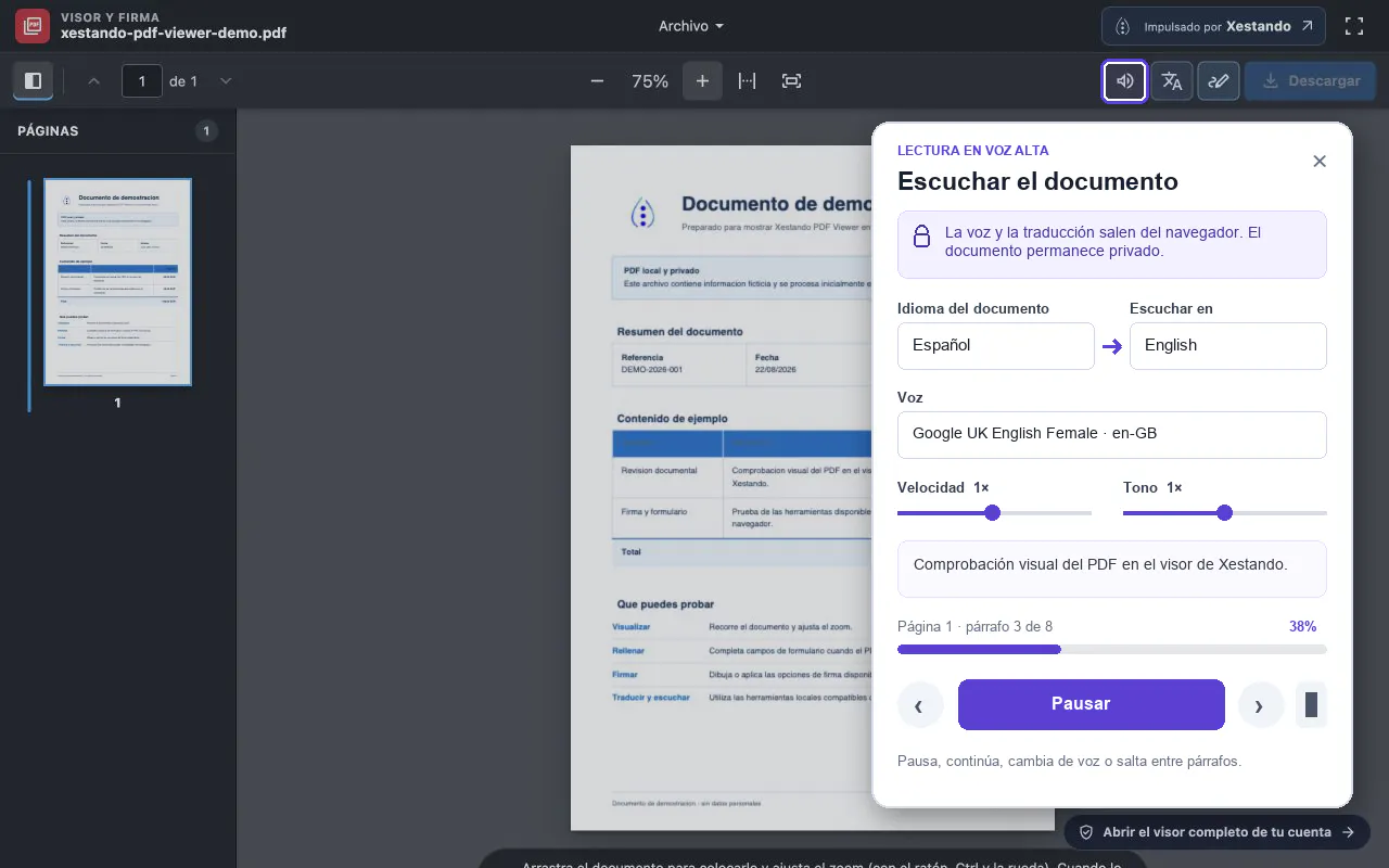Xestando PDF Viewer gallery image