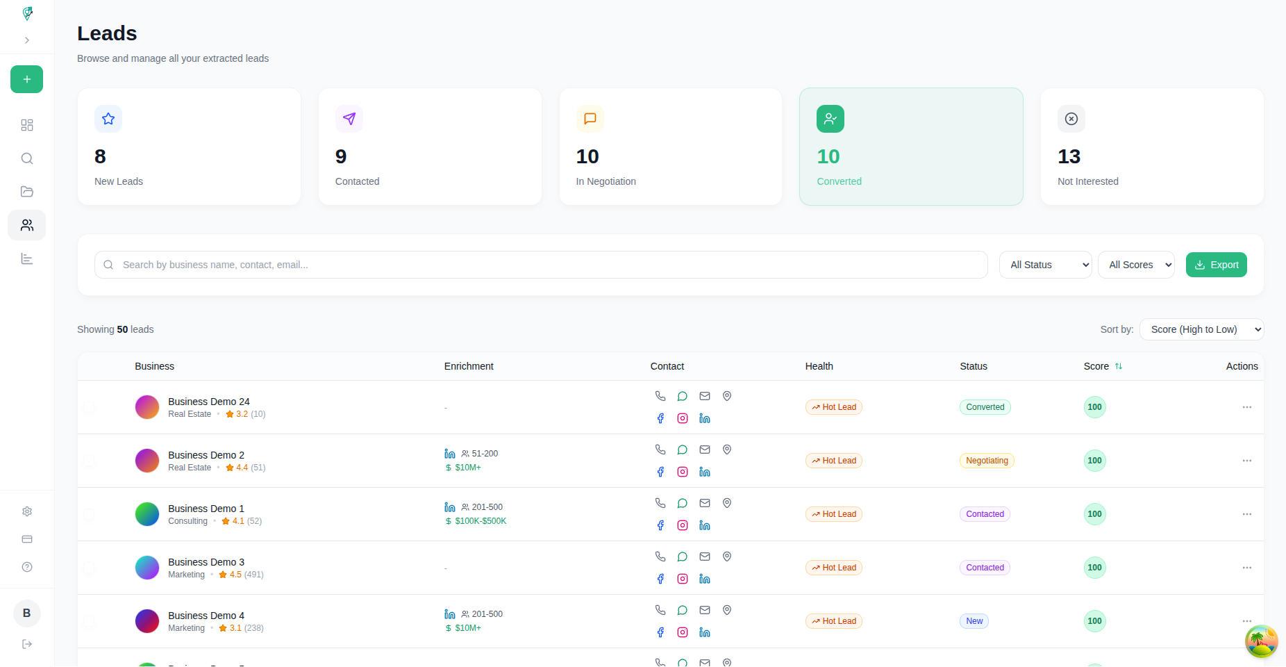 MapsLeadExtractor - Screenshot 4 showing product features and functionality