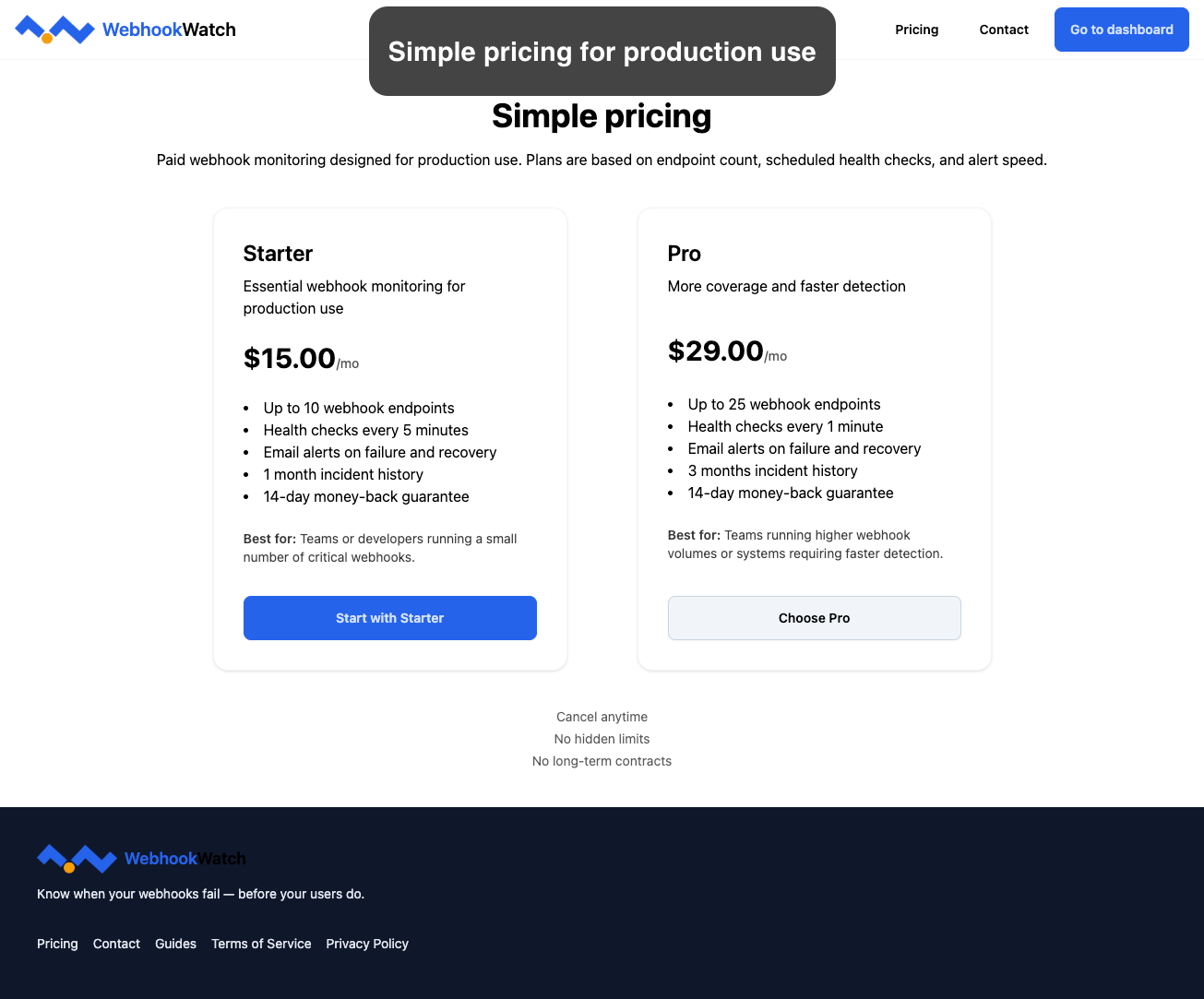 WebhookWatch gallery image
