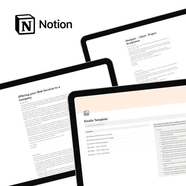 Email templates for freelancers