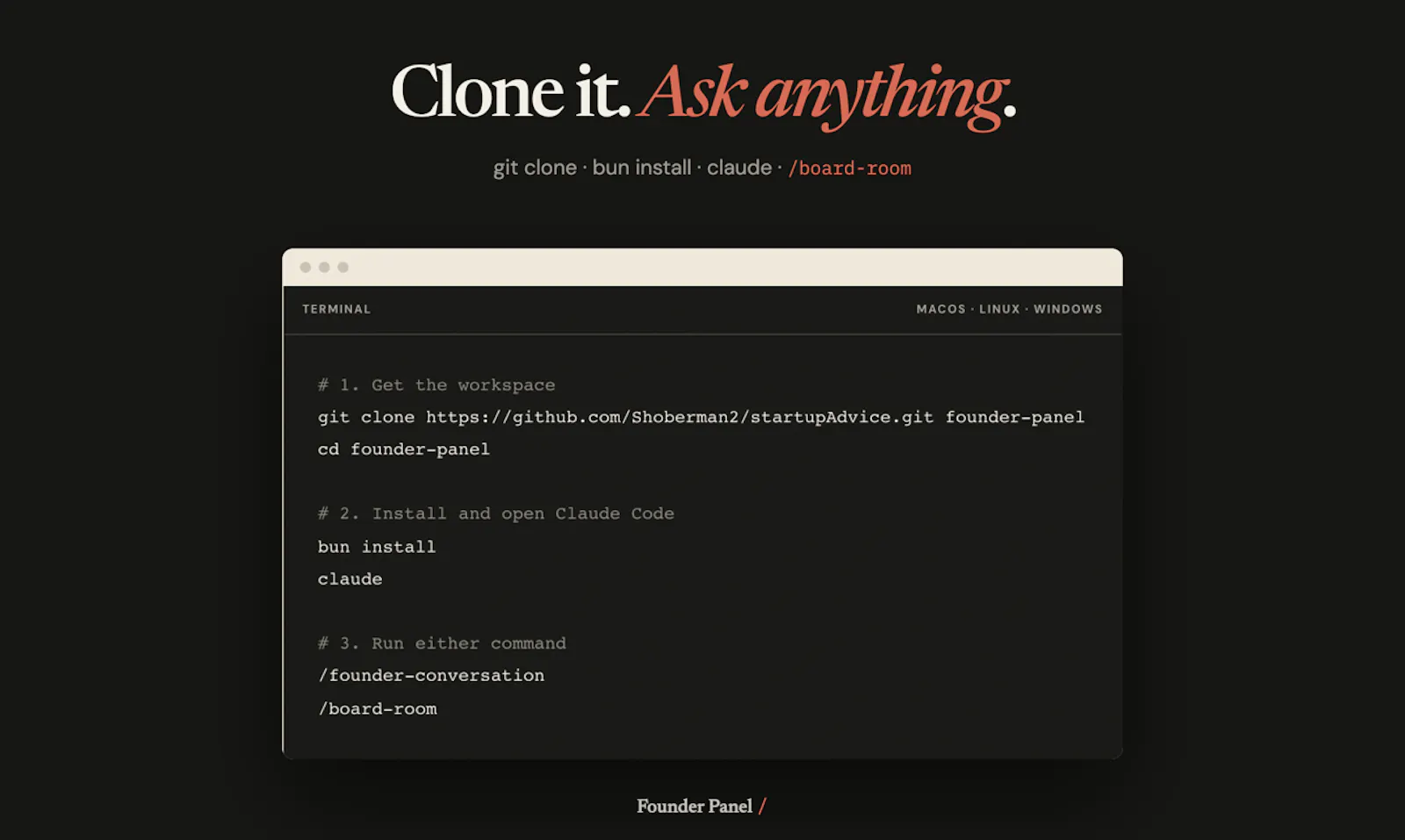 Founder's Panel  screenshot 6
