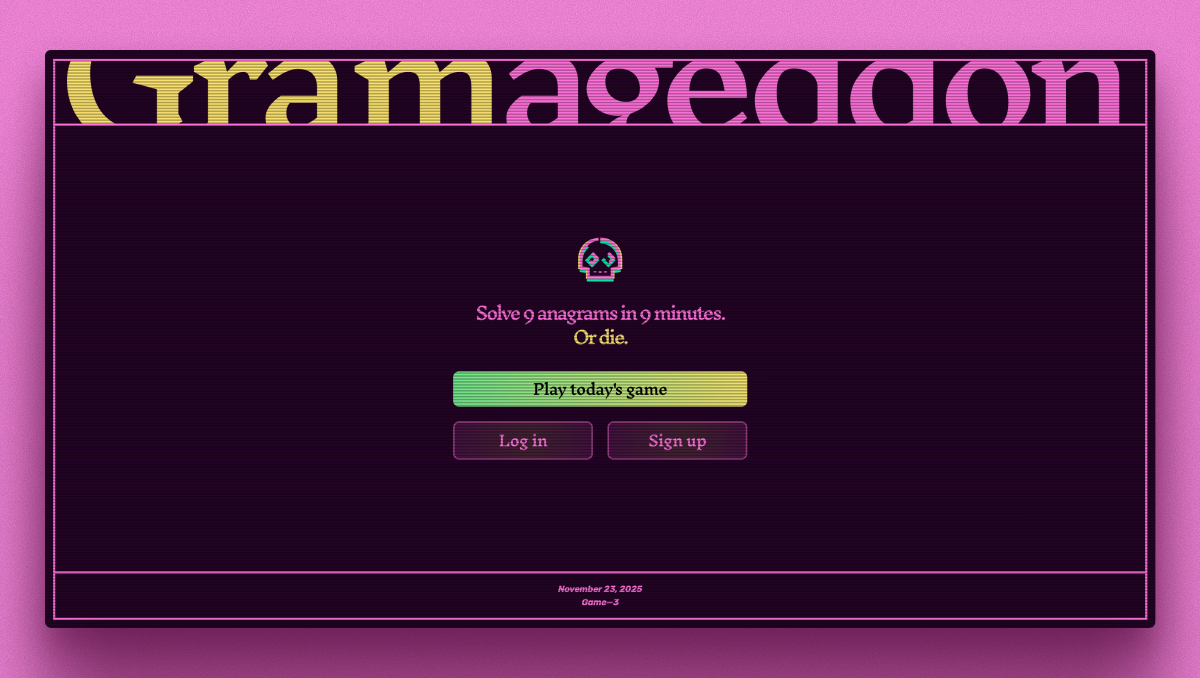 Gramageddon - Main product screenshot demonstrating key features and user interface