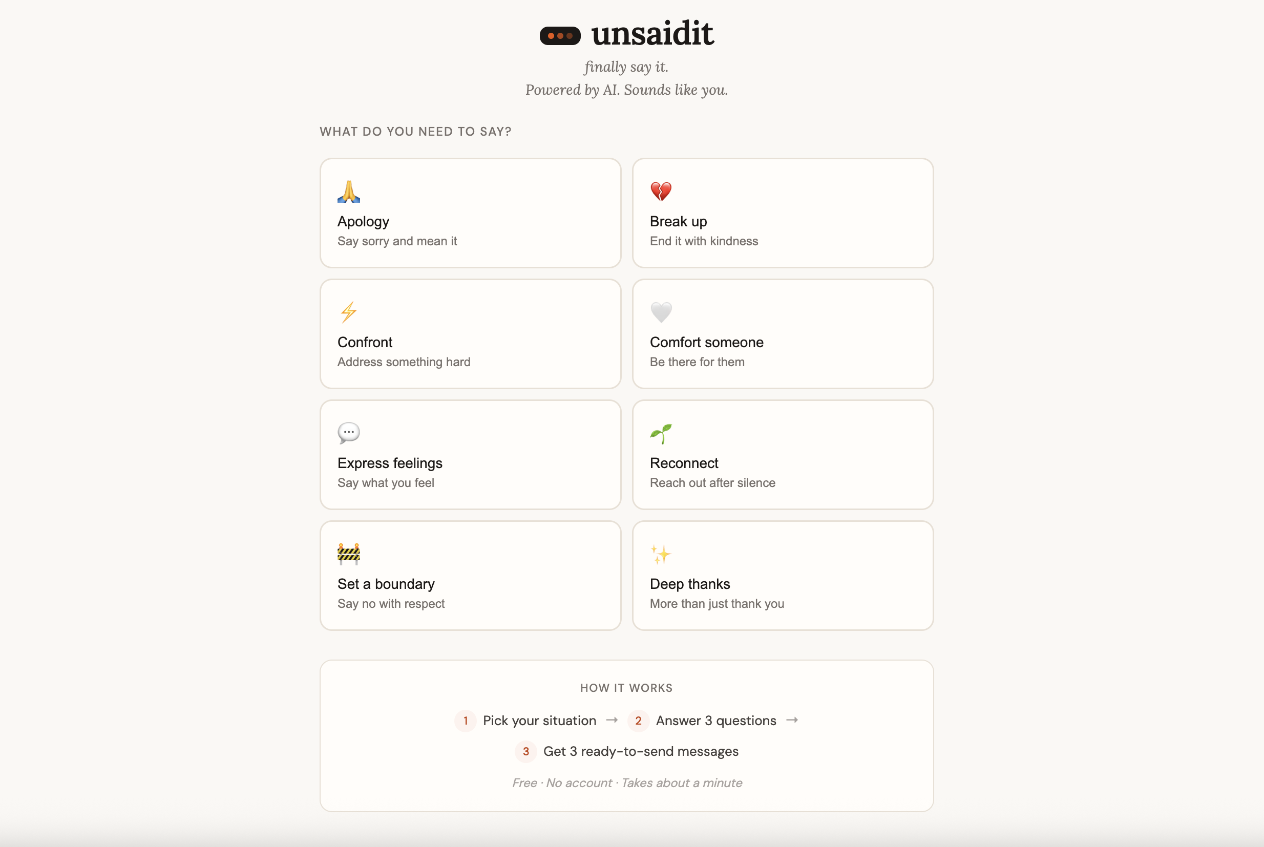 unsaidit gallery image
