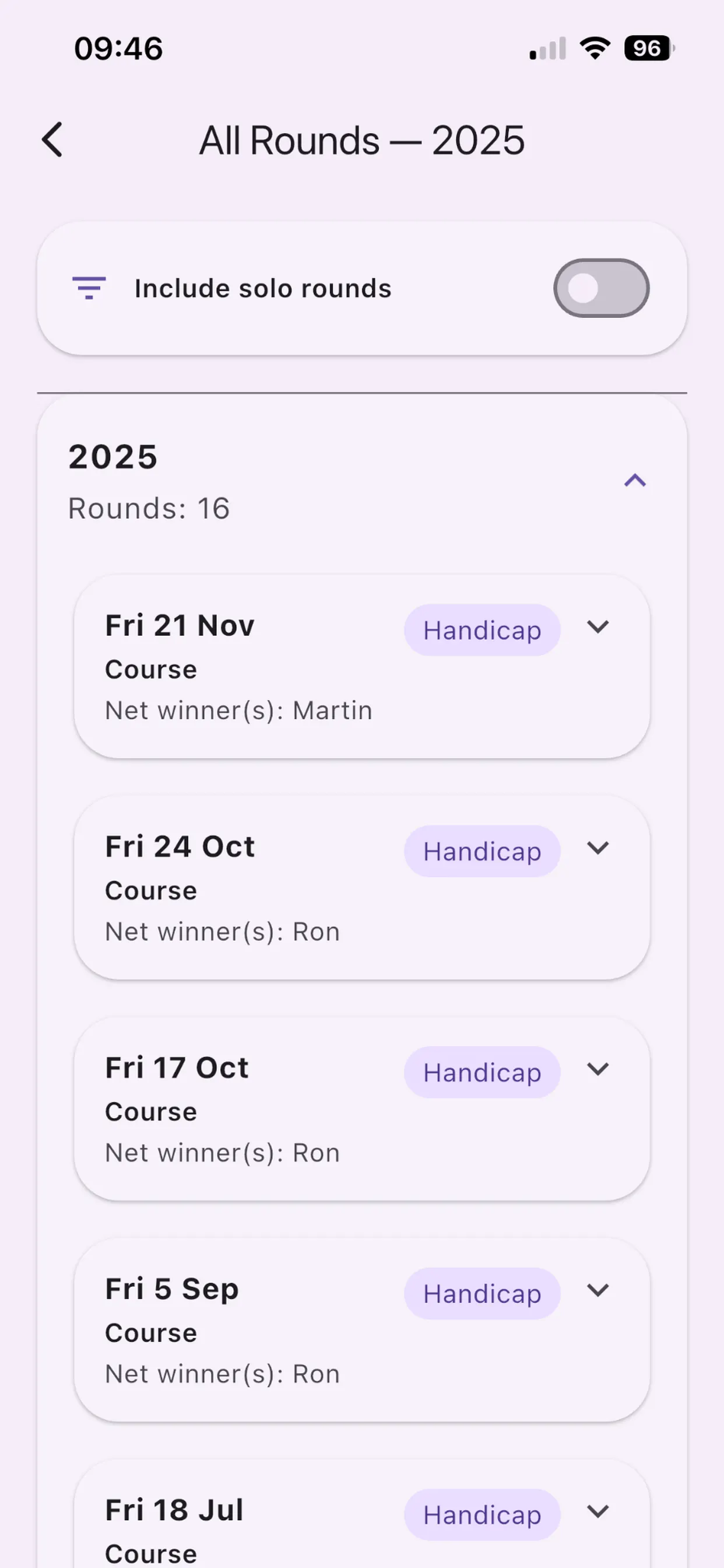 Haylau Handicap Tracker gallery image