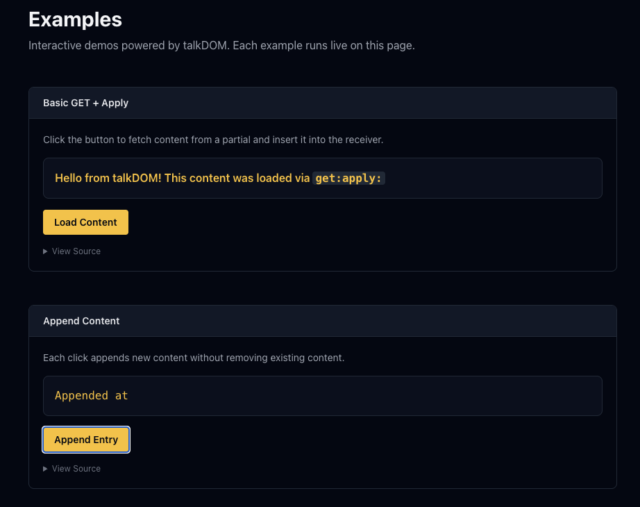 talkDOM gallery image
