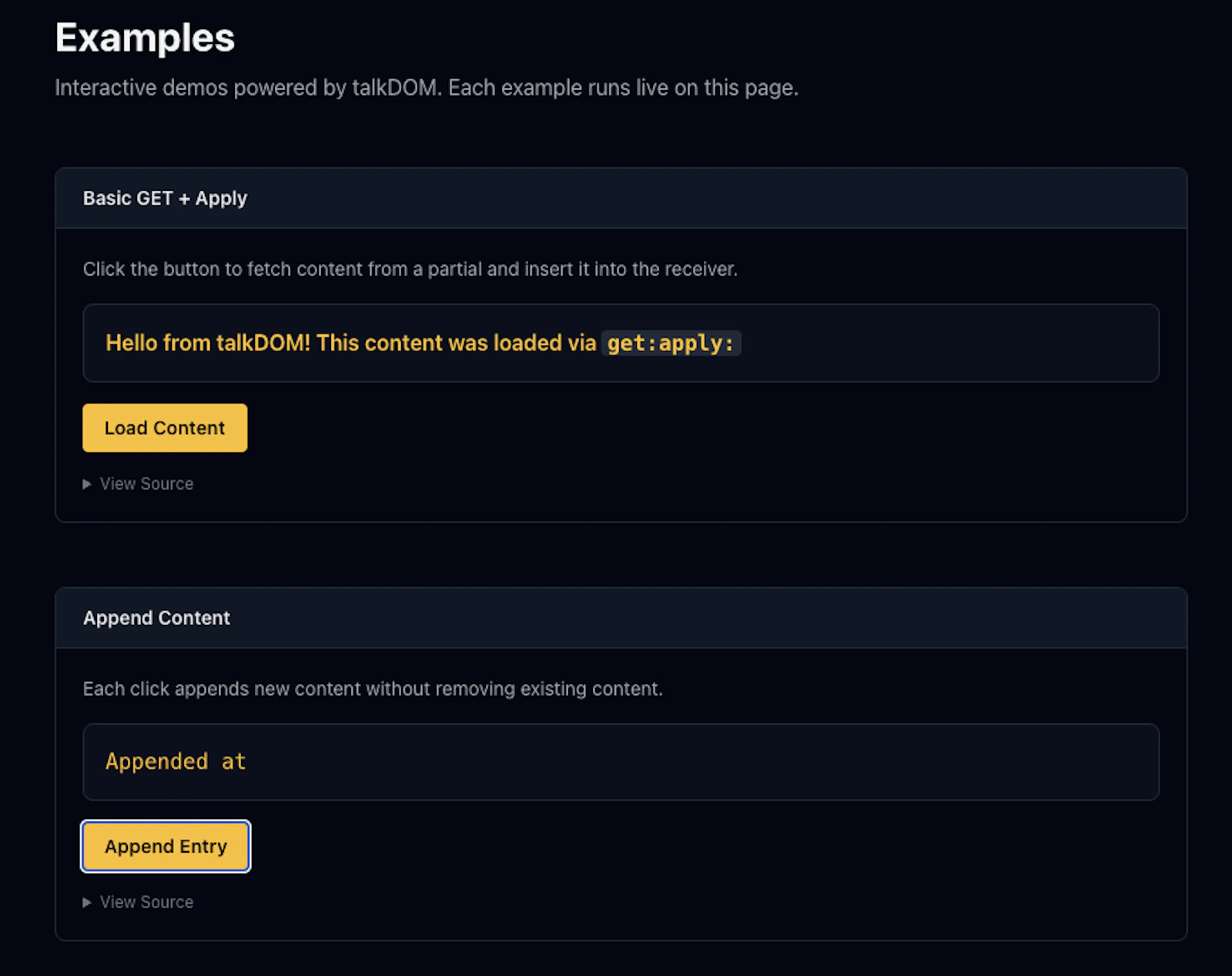 talkDOM screenshot 2