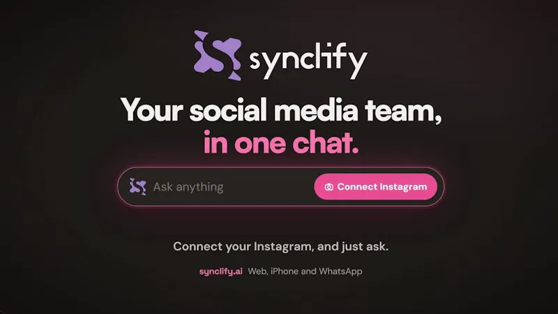 Synclify screenshot 1 (video preview)