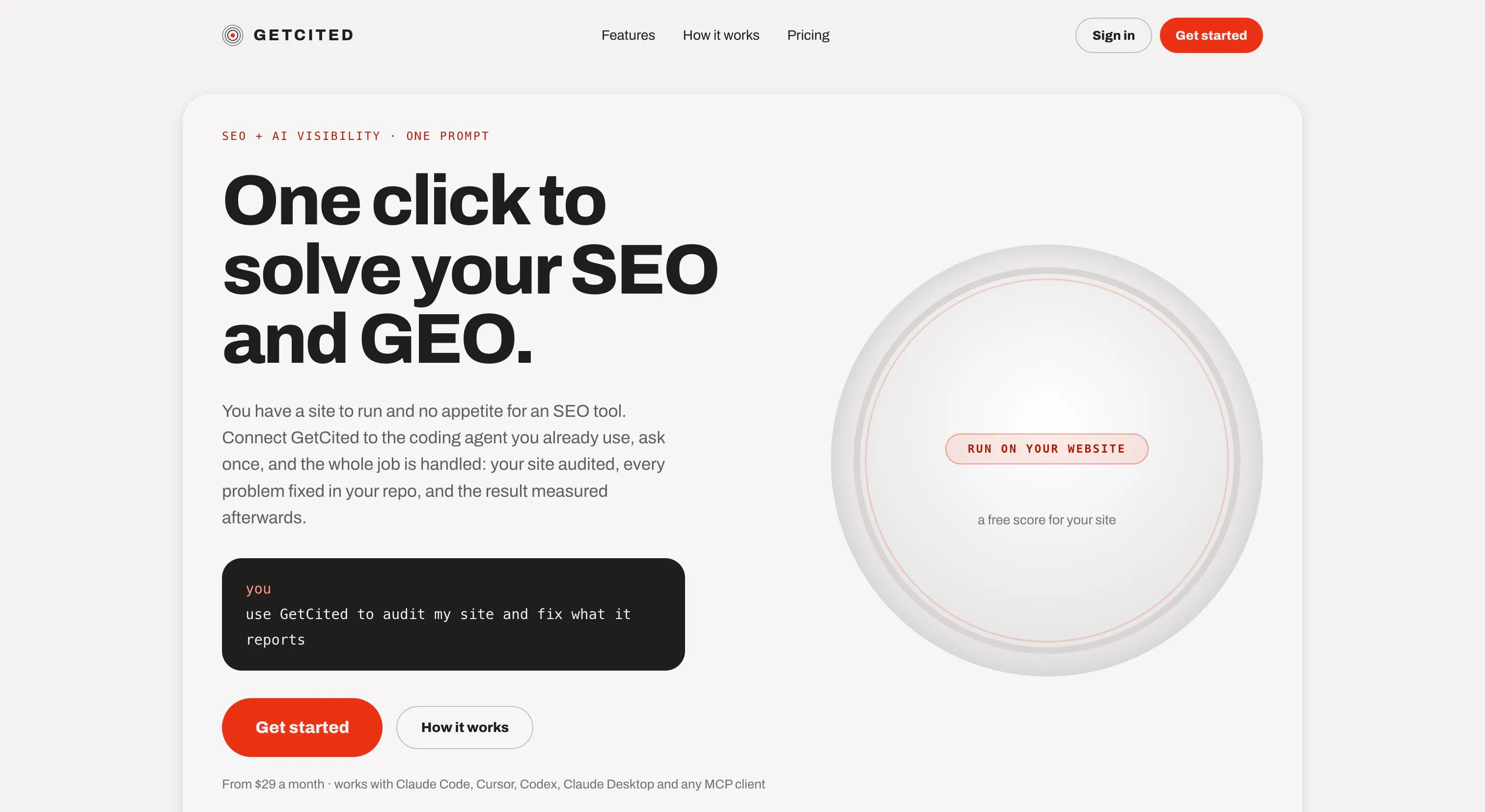 GetCited | MCP driven SEO  gallery image