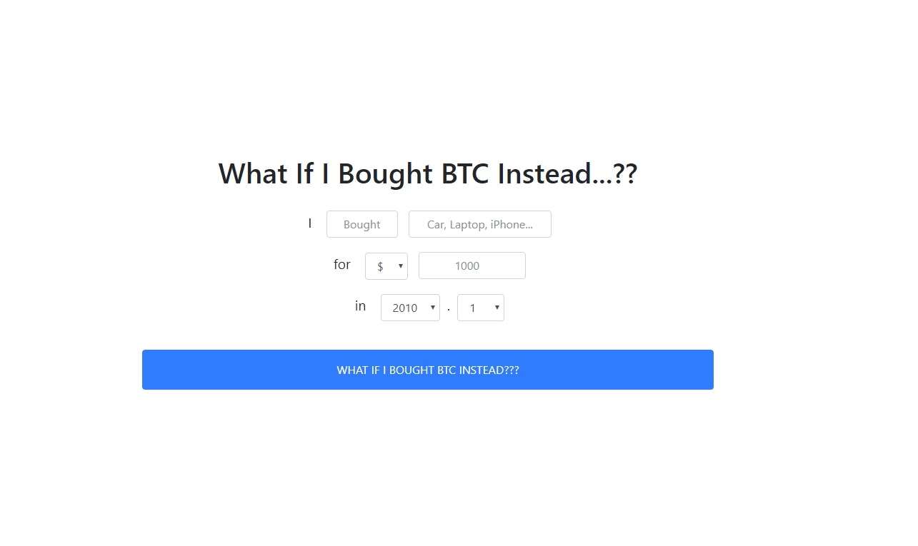 WHAT IF I BOUGHT BTC INSTEAD....? gallery image