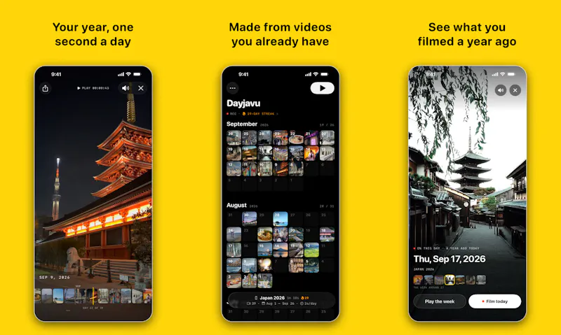 Dayjavu screenshot 2