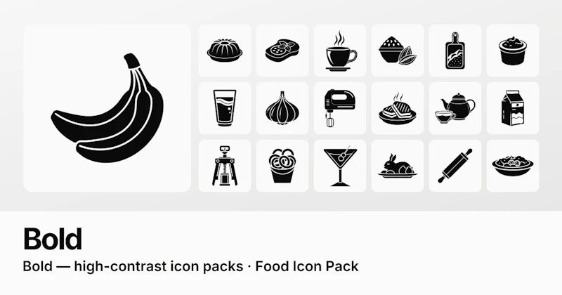 Food Icons - free & premium packs screenshot 4