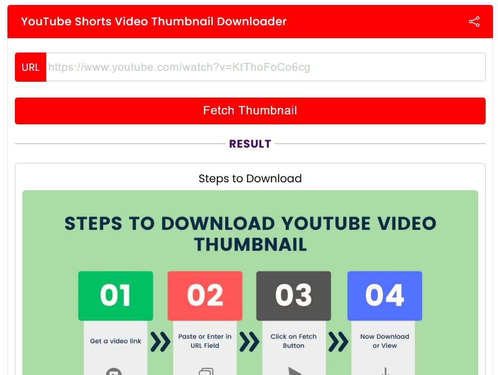 YouTube Short Video Thumbnail Downloader media 1