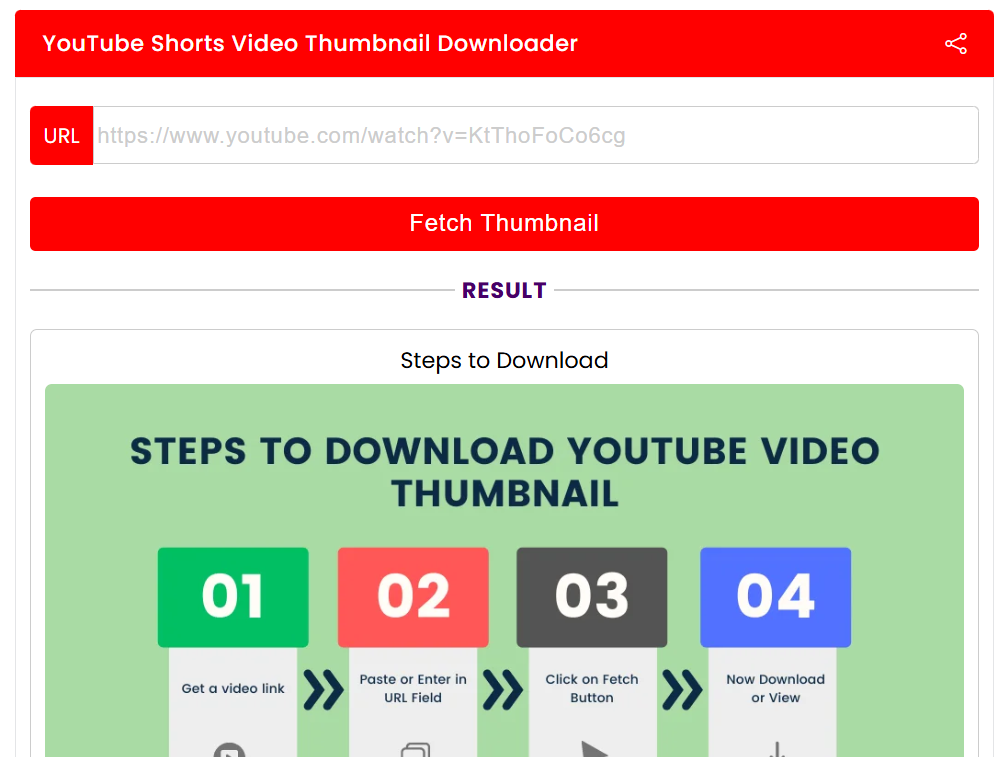 وسائط YouTube قصيرة الفيديو Thumbnail Downloader - قم بتنزيل صورة مصغرة فيديو على YouTube Shorts 1