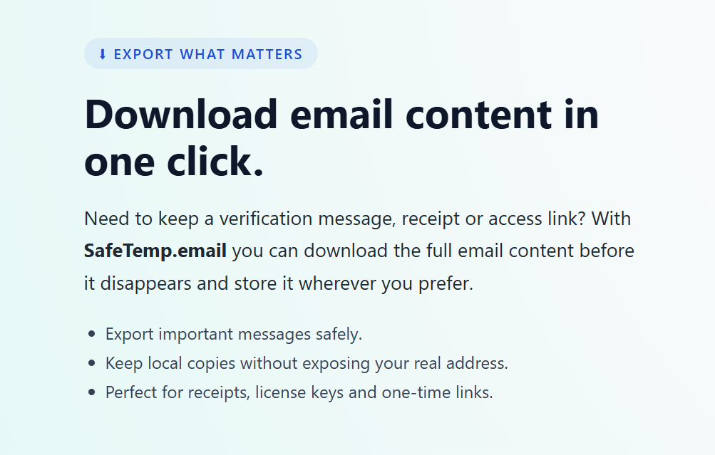 SafeTemp.email gallery image