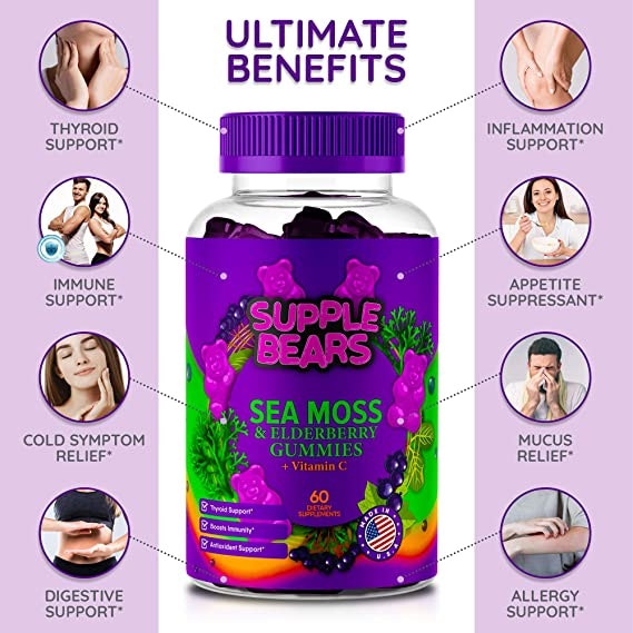 Elderberry Sea Moss Gummies gallery image