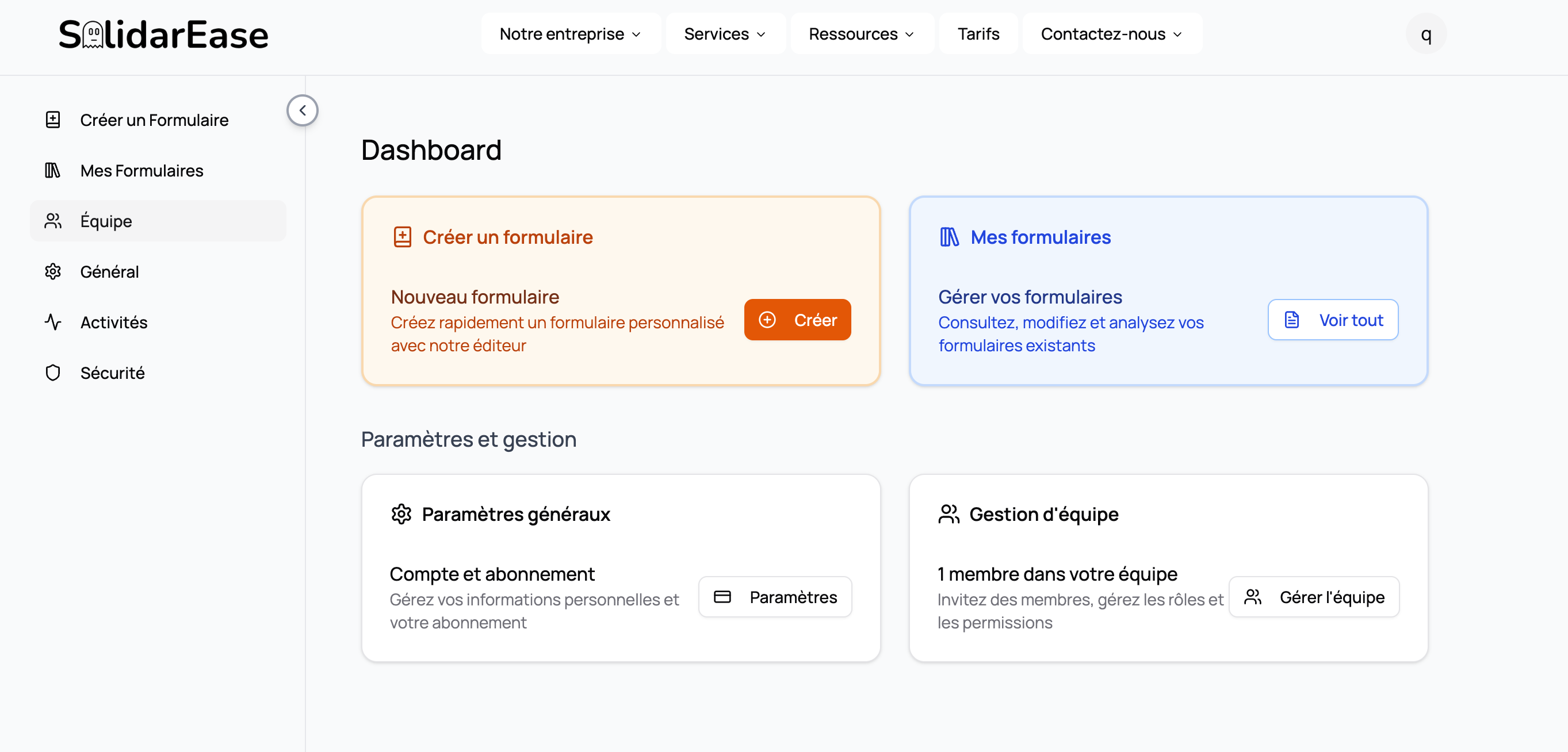 Créer des Formulaires en Ligne Simples - Main product screenshot demonstrating key features and user interface