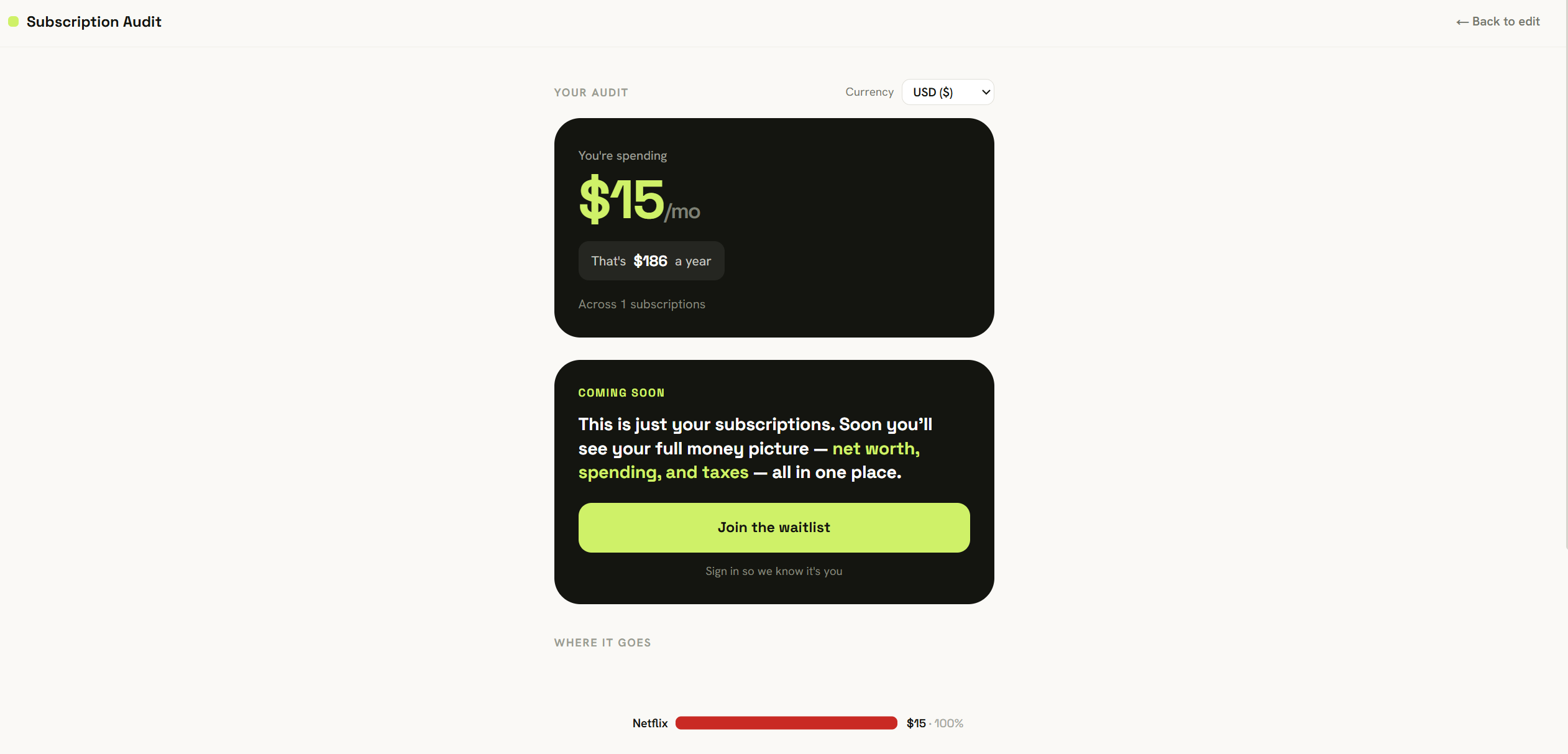Subscription Audit gallery image