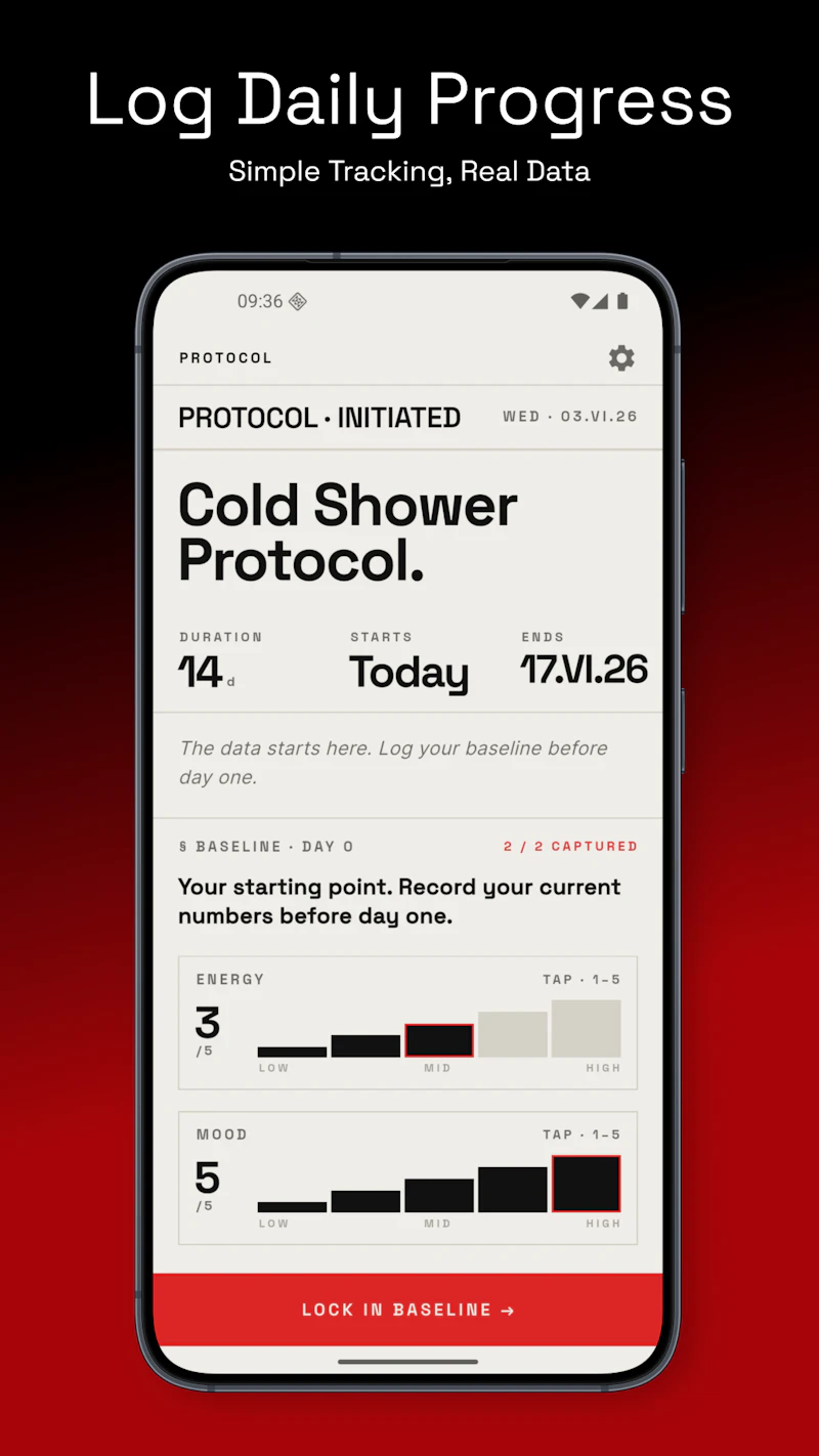 Protocol — Self Experments Lab screenshot 3