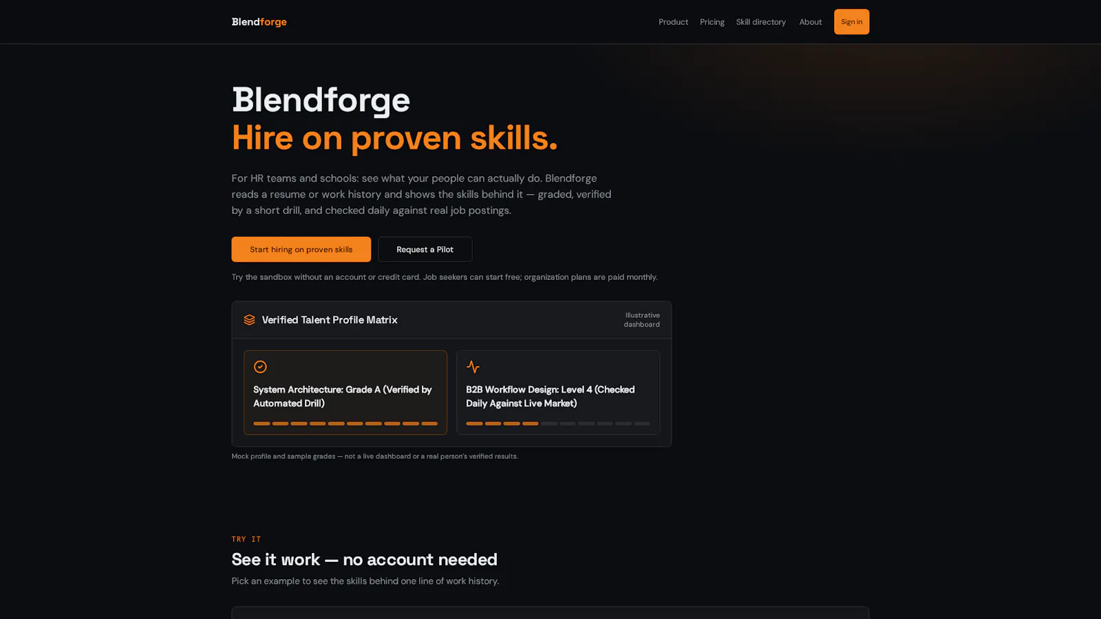 Blendforge screenshot 1